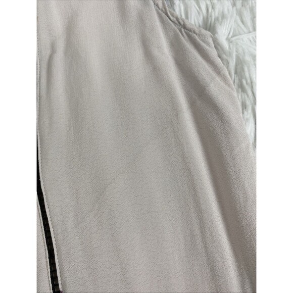 Vanessa Virginia Anthropologie Top Augustina Size S Fringed Boho Floral Beige - Picture 9 of 14